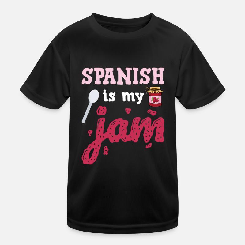 Spanish Is My Jam Kids Functional T-Shirt