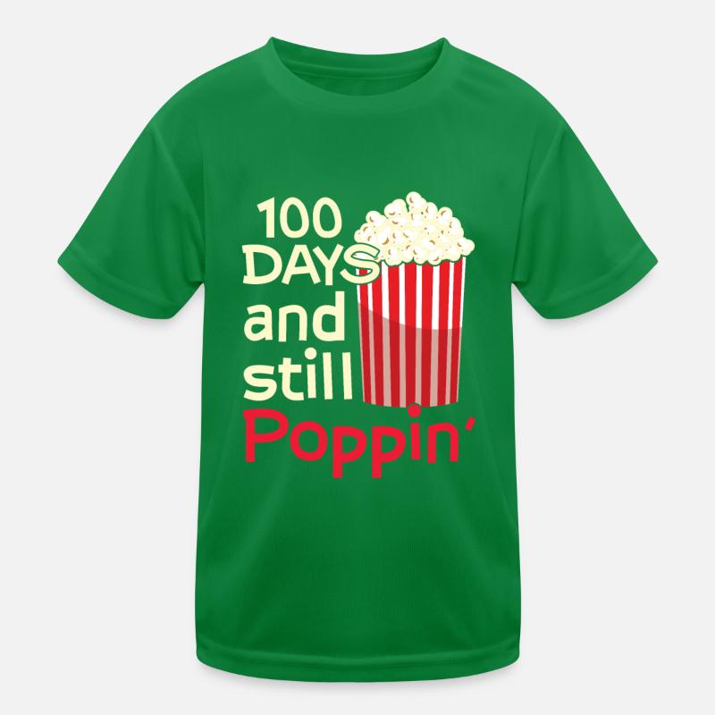 Lehrer Schüler 100th Day Pop 100 Tage Schule Kinder Funktions-T-Shirt