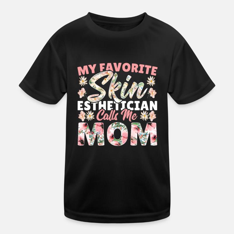 Kosmetikerin Ästhetikerin Kosmetik Wimpern Microb Kinder Funktions-T-Shirt