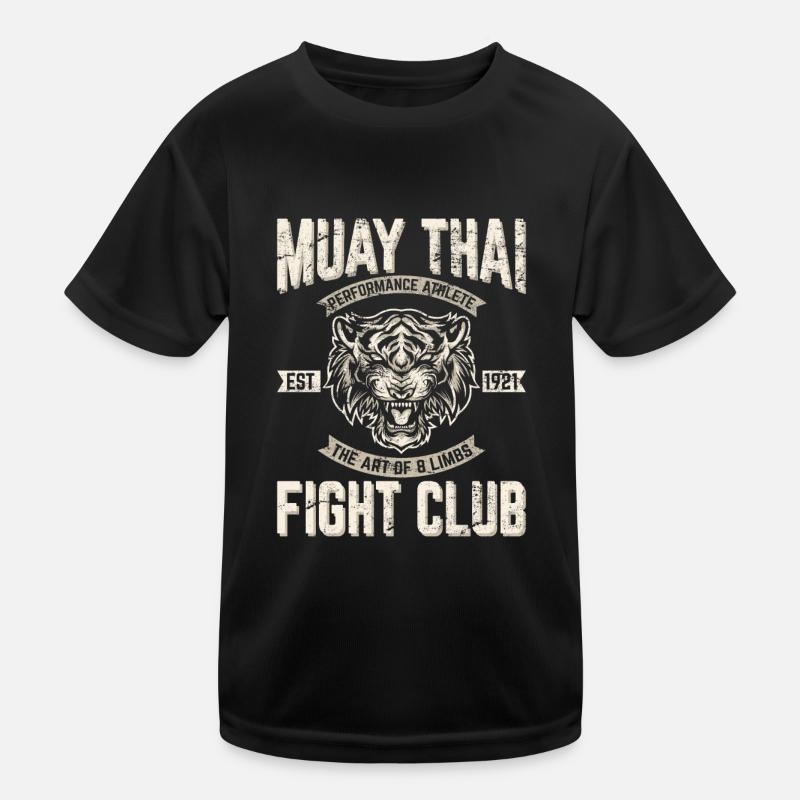 Muay Thai Boxe Kickboxing Muay Thai Fighter Trai T-shirt sport Enfant