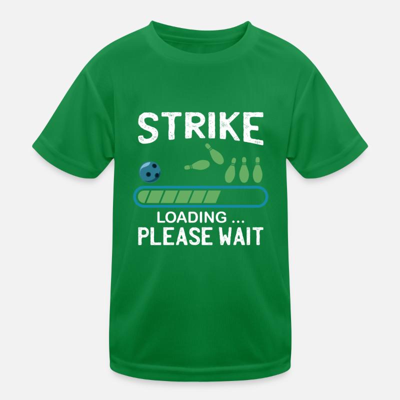 Strike Chargement | Drôle de bowling T-shirt sport Enfant