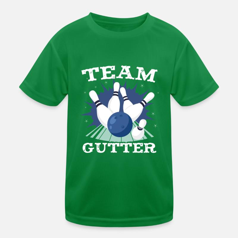 Team Gutter | Funny Bowling Kids Functional T-Shirt