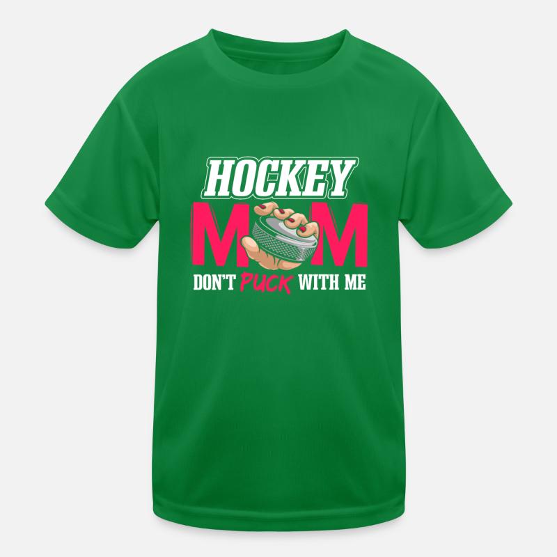 Hockey Mama Kinder Funktions-T-Shirt
