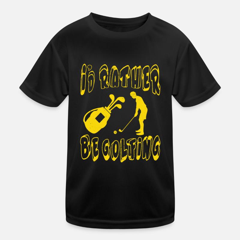 Golf Golfer Golfschläger Golfball Golfplatz Kinder Funktions-T-Shirt