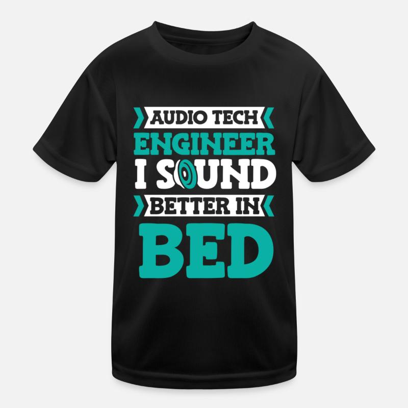 Sound Engineer Studio Producer Audio Tech Engineer Kids Functional T-Shirt