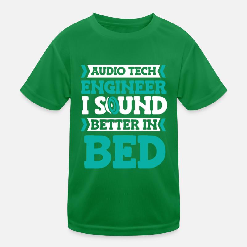 Sound Engineer Studio Producer Audio Tech Engineer Kinder Funktions-T-Shirt