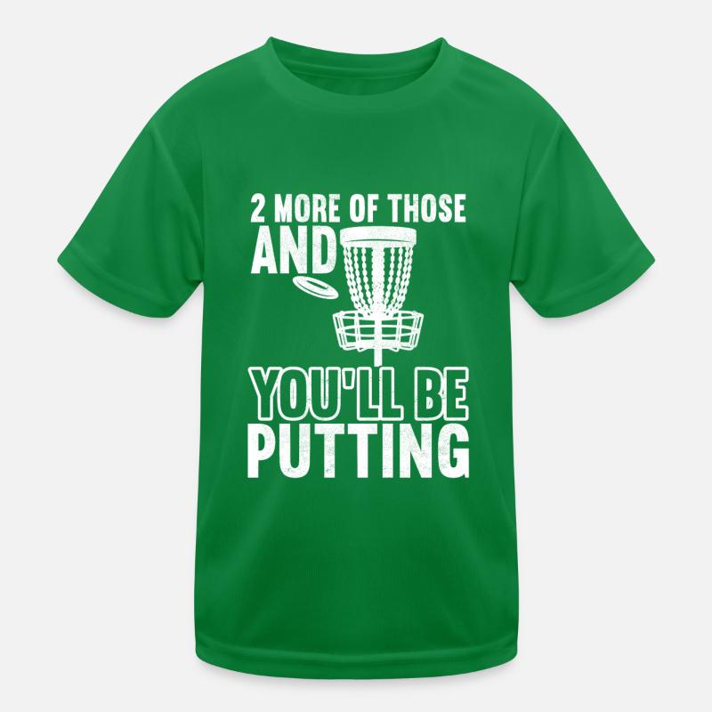 Disc Golf Discgolfspieler Kinder Funktions-T-Shirt