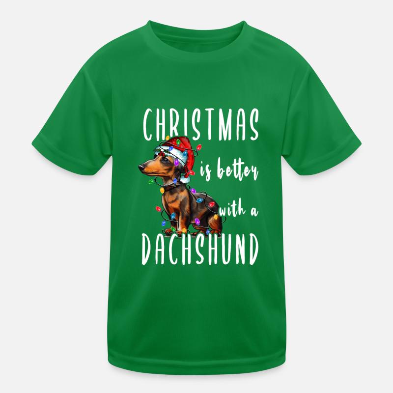 Chien de Noël T-shirt sport Enfant