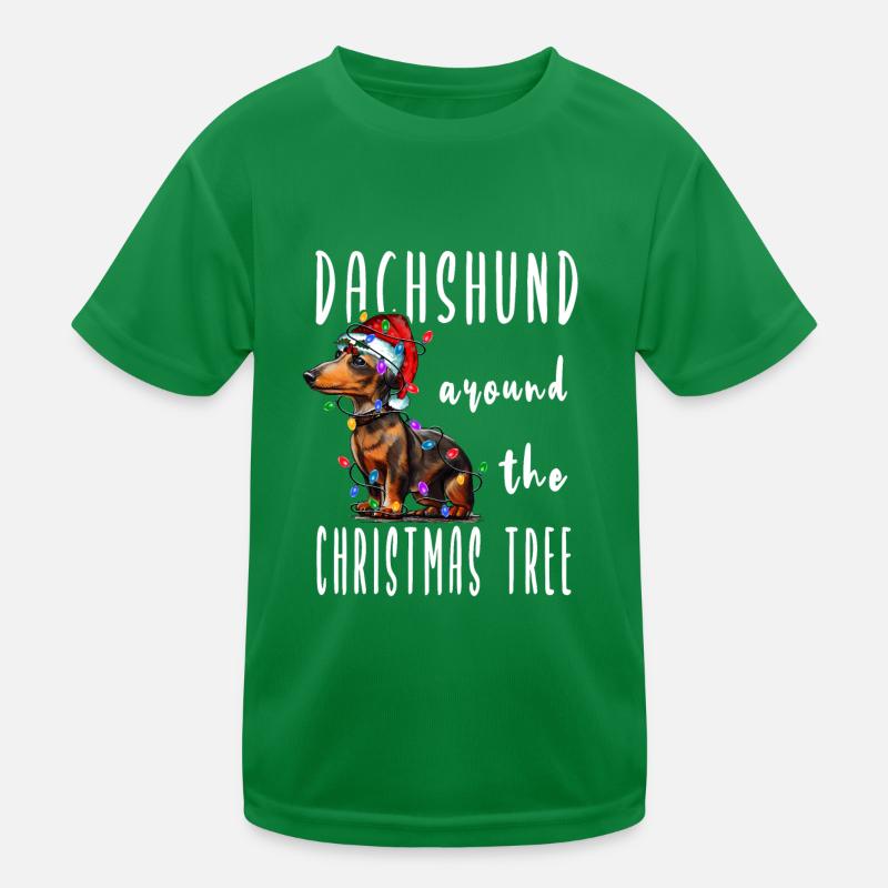 Chien de Noël T-shirt sport Enfant