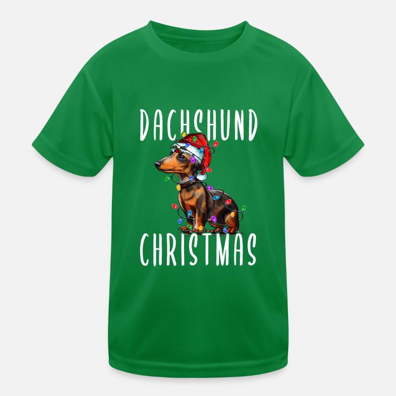 Teckel Noël T-shirt sport Enfant