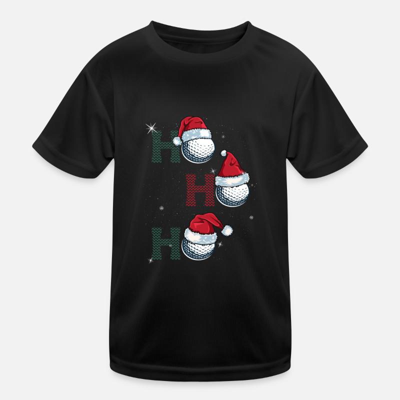 HoHoHo Drôle de balle de golf de Noël T-shirt sport Enfant