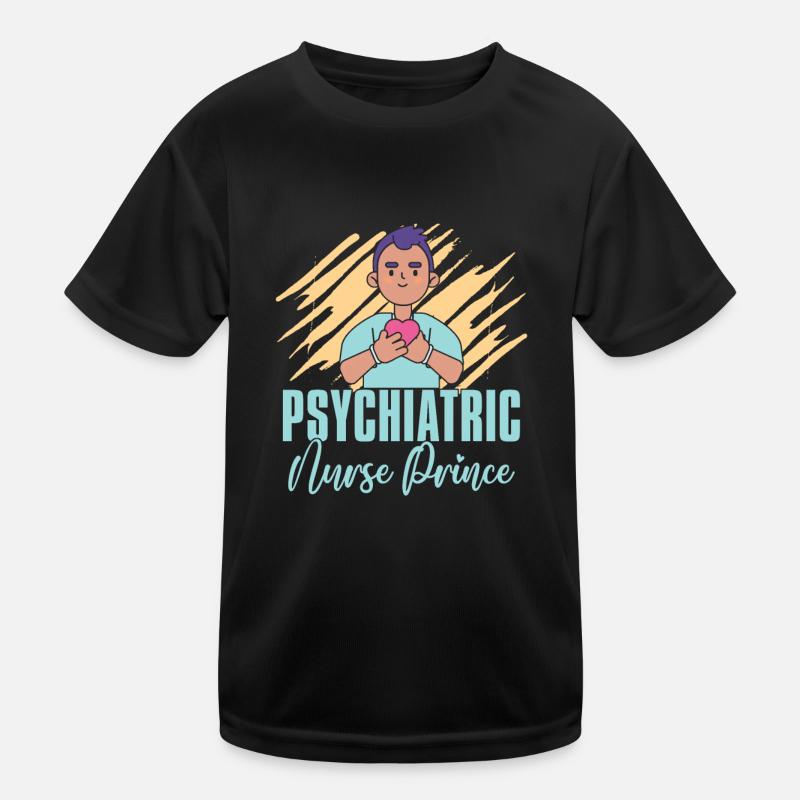 Krankenschwester - Kinder Funktions-T-Shirt - Schwarz