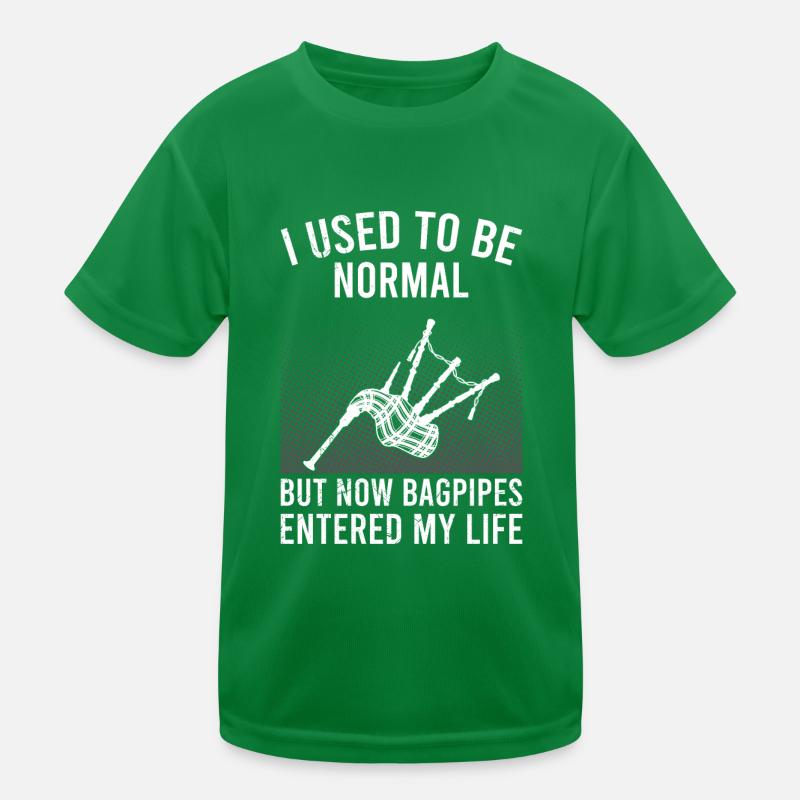 J’étais normal Maintenant je joue de la cornemuse T-shirt sport Enfant