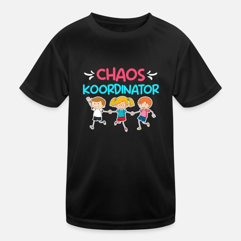 Kinder Chaos Koordinator im Kindergarten Kinder Funktions-T-Shirt