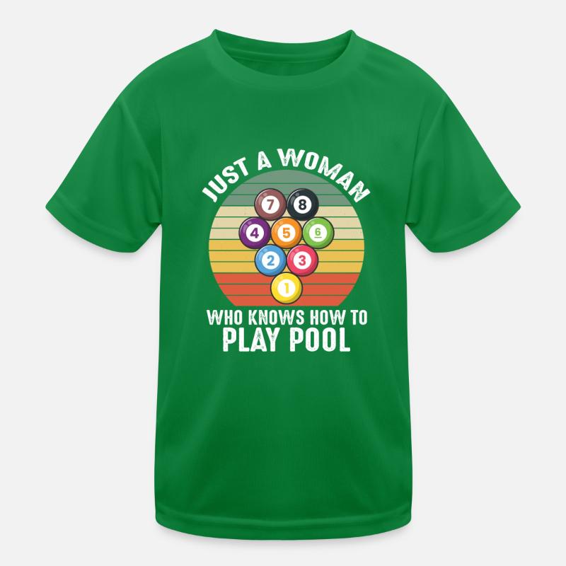 Devis Vintage Billard Billard 8 Ball T-shirt sport Enfant