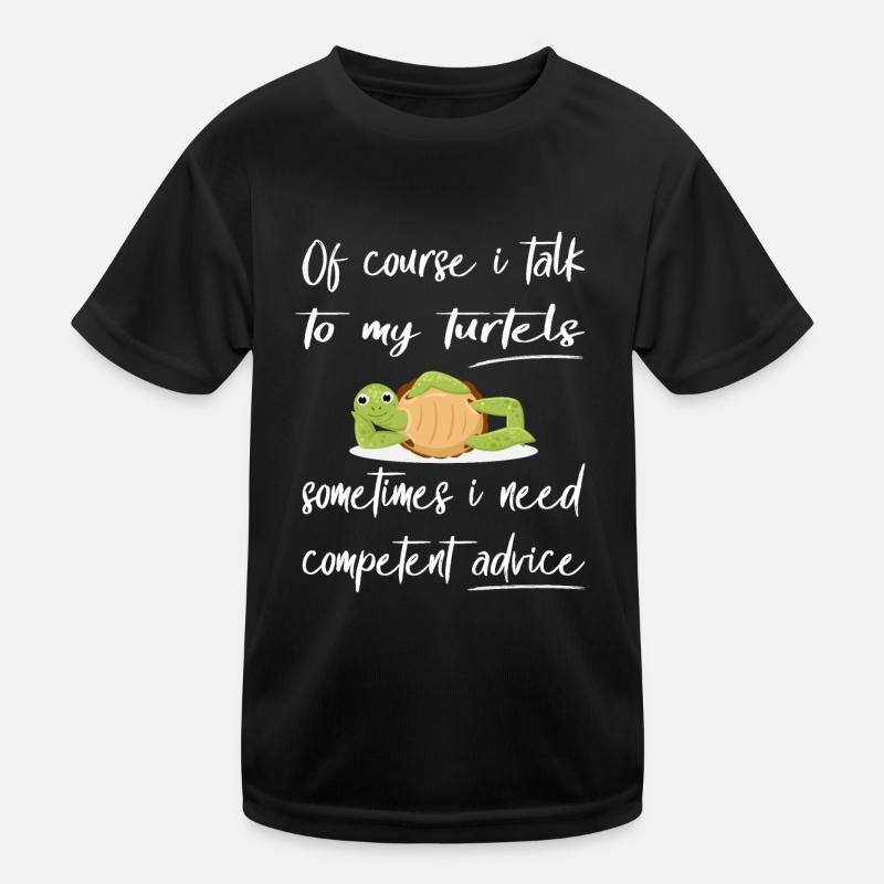 Funny Turtle Design Pet Kids Functional T-Shirt