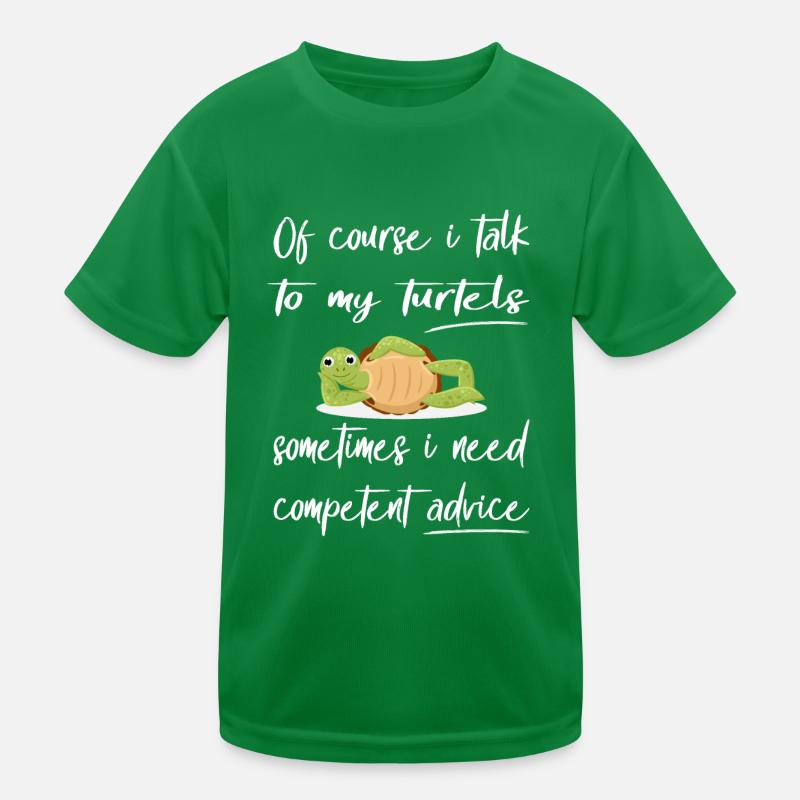 Funny Turtle Design Pet Kids Functional T-Shirt