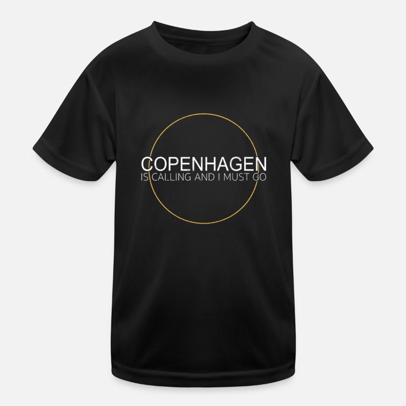 Kopenhagen Spruch Kinder Funktions-T-Shirt