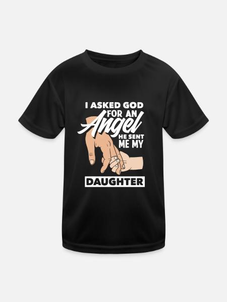 Papa Père Cadeau de la fête des pères - T-shirt sport Enfant - noir - Devant