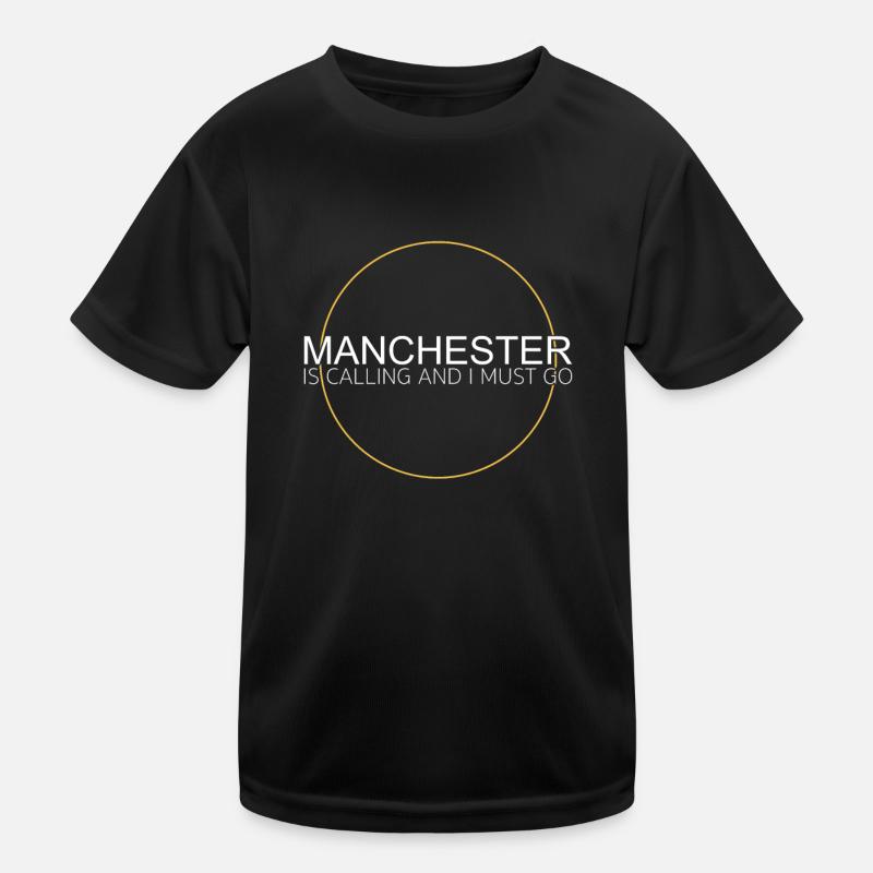 Manchester Quote Kids Functional T-Shirt