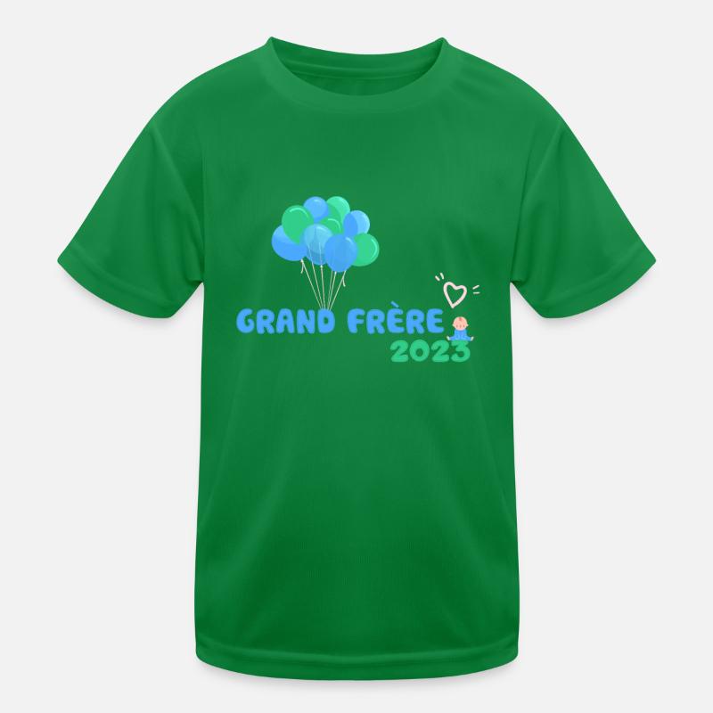 Grand Frère 2023 Idée Cadeau Annonce Grossesse T-shirt sport Enfant