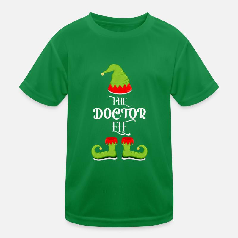 Der Doktor Elf Elfenkostüm Weihnachten Kinder Funktions-T-Shirt