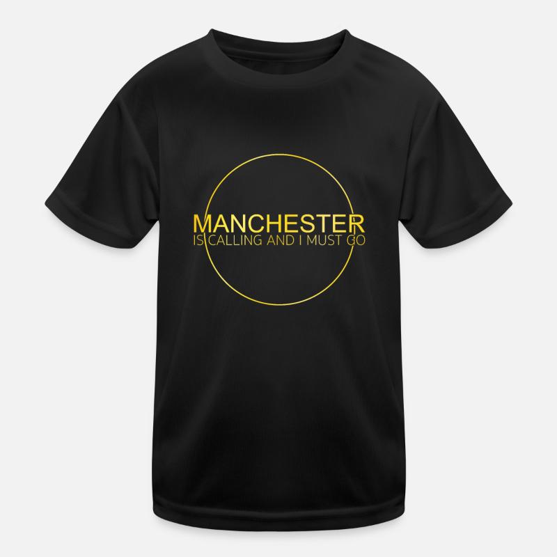 Manchester Spruch Kinder Funktions-T-Shirt