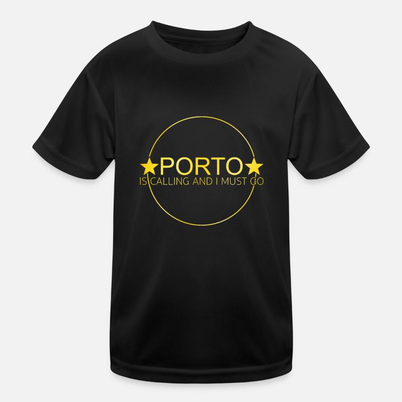 Porto Spruch Kinder Funktions-T-Shirt
