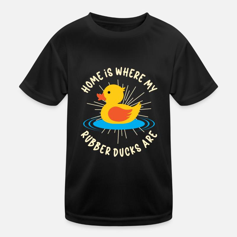 Rubber ducky rubber ducky duck lovers bathroom Kids Functional T-Shirt