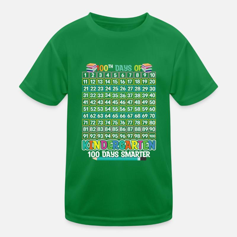Smart 100. Tag des Kindergartens 100 Tage Schule Kinder Funktions-T-Shirt