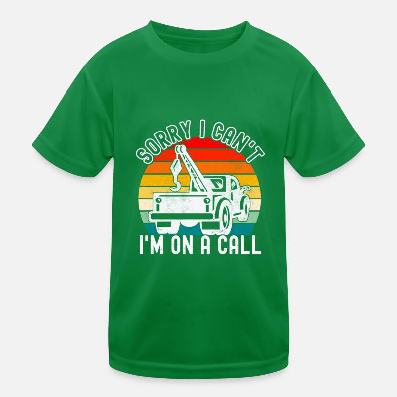 Abschleppwagen Abschleppdienst Kinder Funktions-T-Shirt