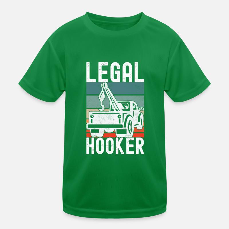 Abschleppwagen Abschleppdienst Kinder Funktions-T-Shirt