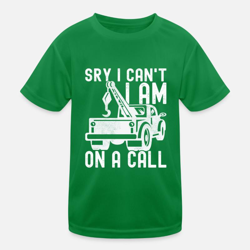 Abschleppwagen Abschleppdienst Kinder Funktions-T-Shirt