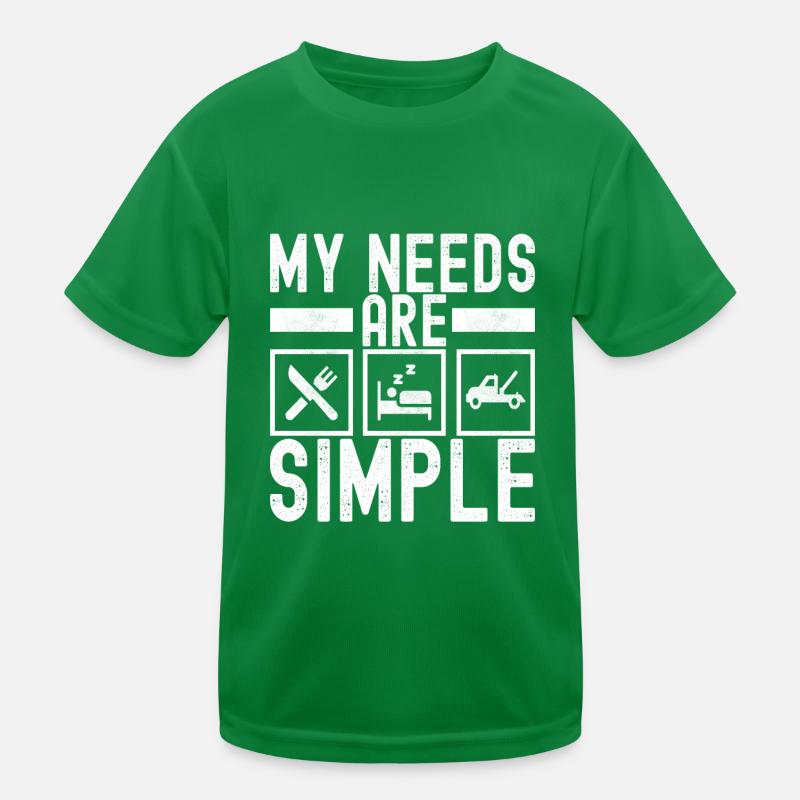 Abschleppwagen Abschleppdienst Kinder Funktions-T-Shirt