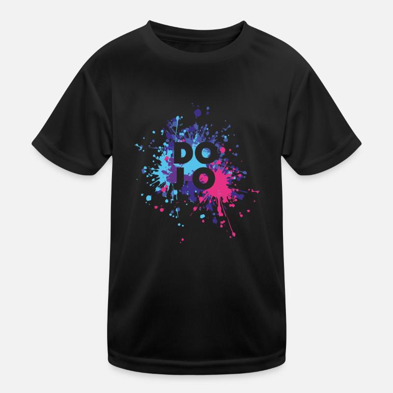 Dojo Martial Arts Color Splash Kinder Funktions-T-Shirt
