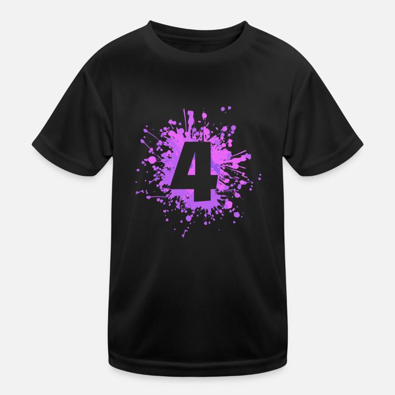 Splash couleur numéro 4 T-shirt sport Enfant