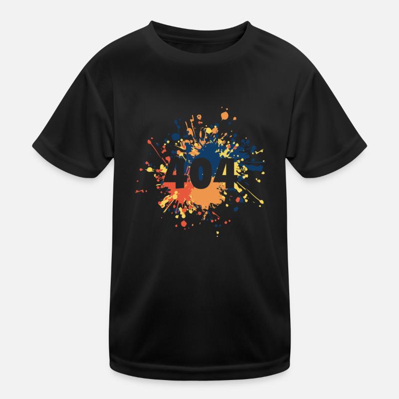 Status Mood Restful 404 Not Found Color Splash Kinder Funktions-T-Shirt