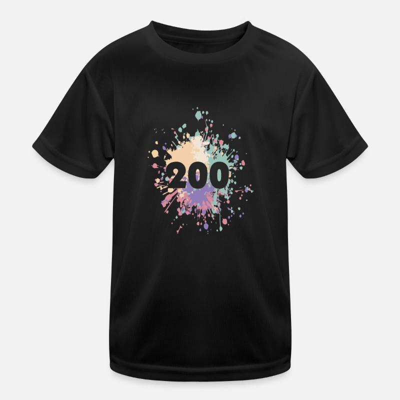 Status Mood Restful 200 Ok Color Splash Kinder Funktions-T-Shirt