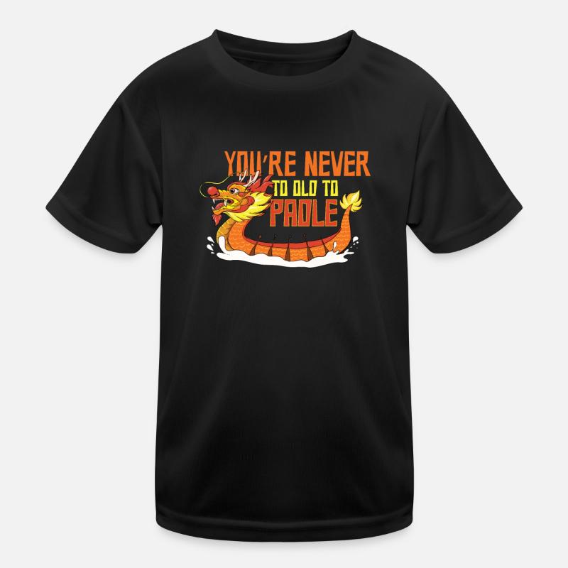 Drachenboot Paddelboot Japan japanisches Rudern Kinder Funktions-T-Shirt