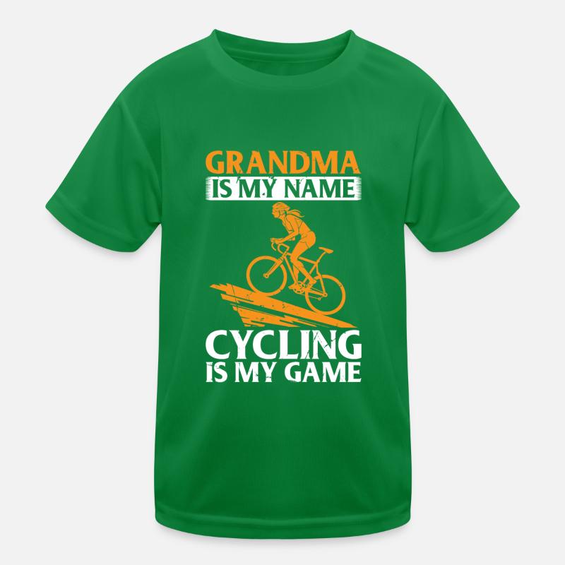 Grand-mère est mon nom Le cyclisme est mon jeu - Racing Bik T-shirt sport Enfant