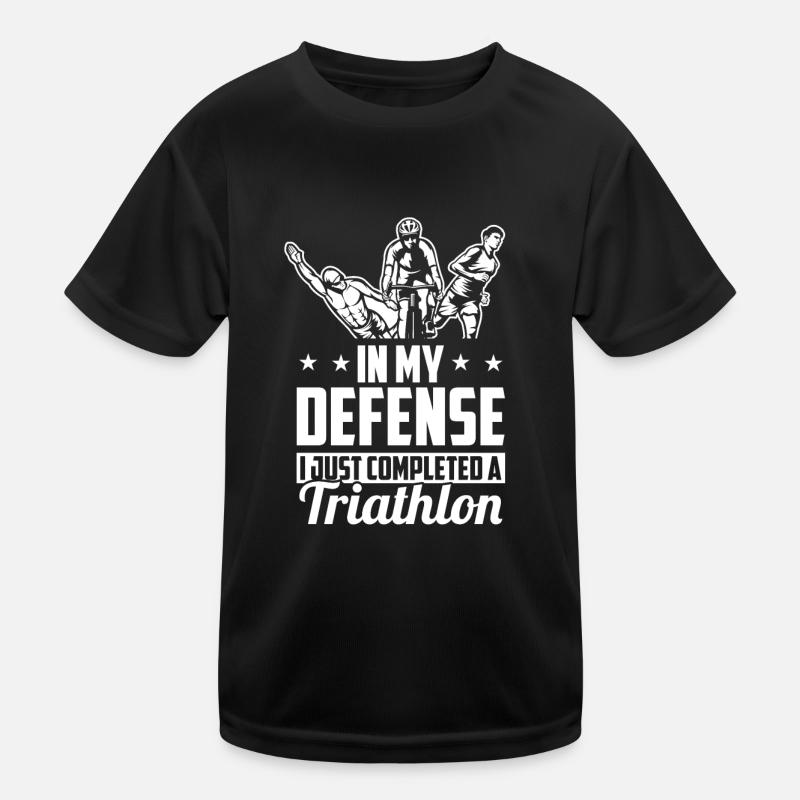 Triathlon Triathlete Cold Kids Functional T-Shirt
