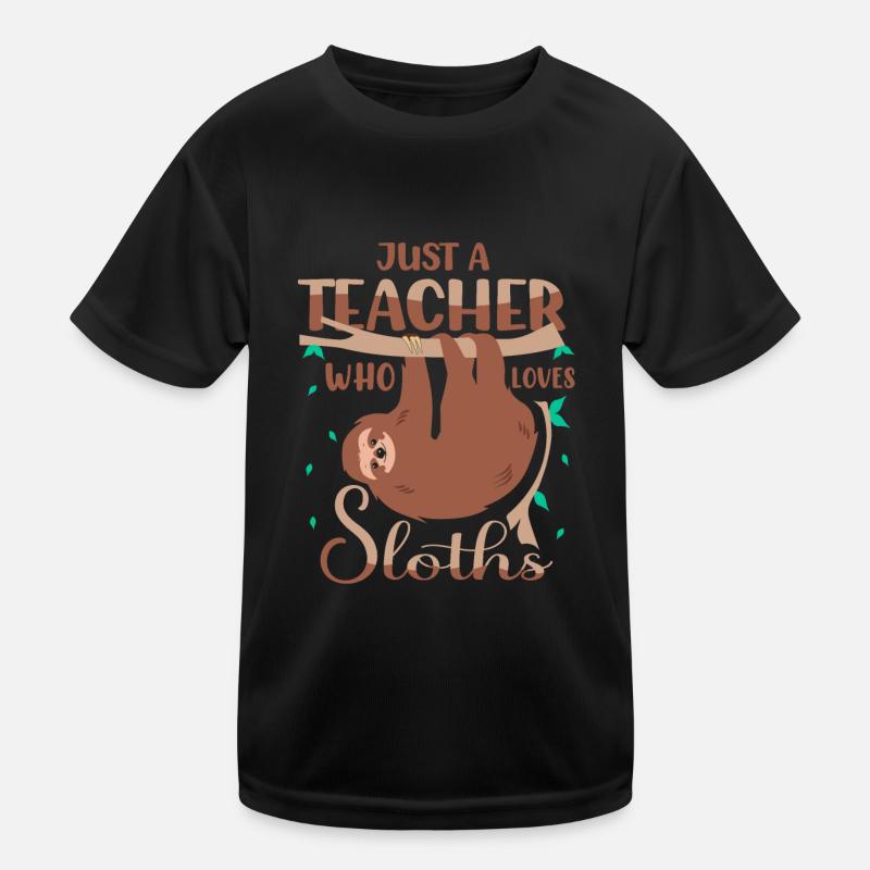 Seul professeur AA qui aime les instructeurs paresseux, drôle T-shirt sport Enfant