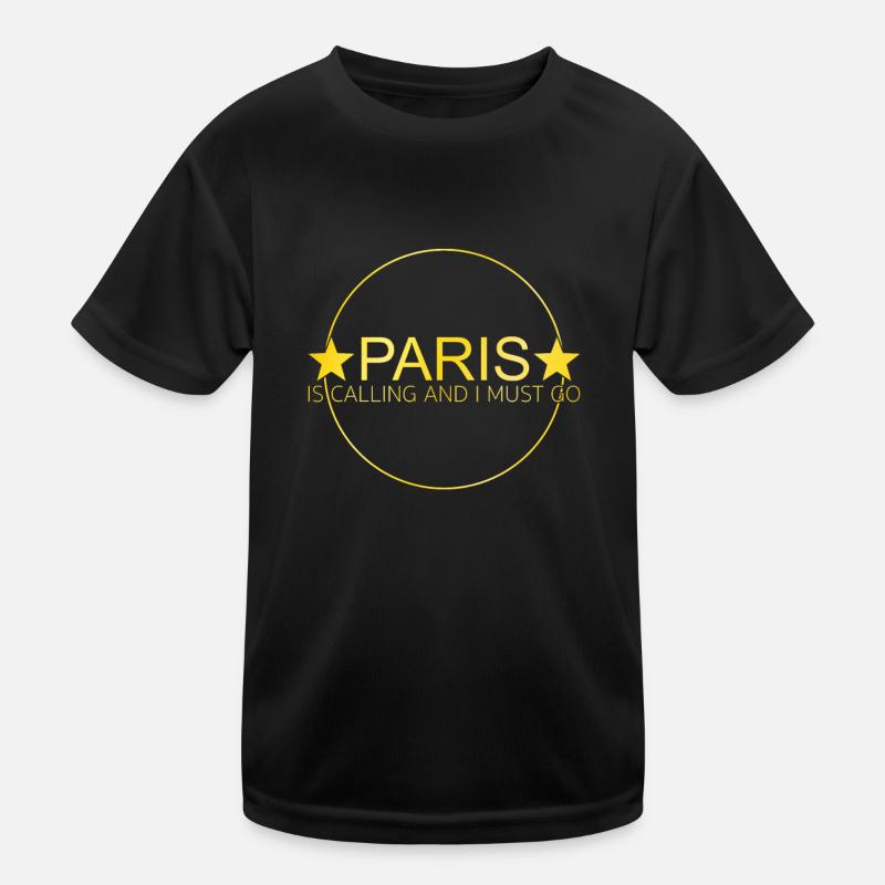 Paris Spruch Kinder Funktions-T-Shirt