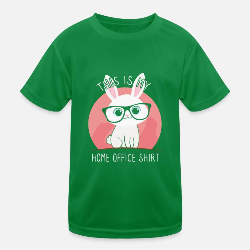 C’est mon bureau à domicile chemise lapin bureau bureau T-shirt sport Enfant