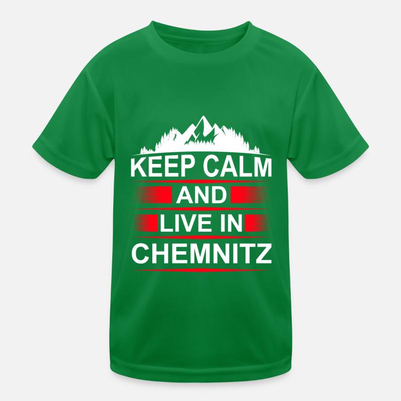 Erzgebirge Chemnitz Kinder Funktions-T-Shirt