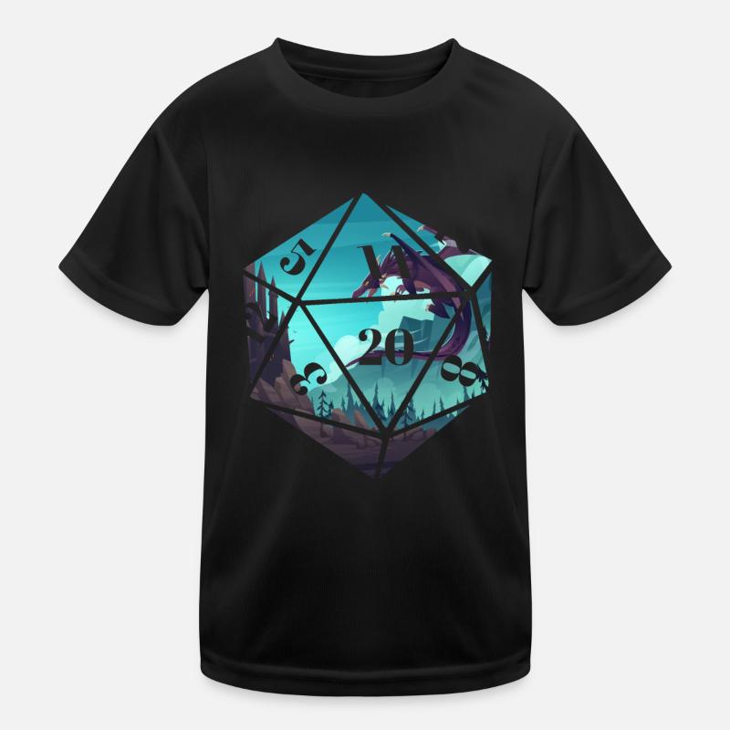 RPG-RPG-Rollenspiel-Rollenspieler Tabletop-Drache Kinder Funktions-T-Shirt
