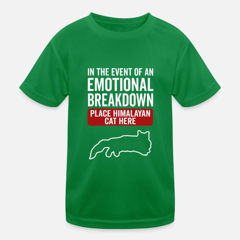 Emotional - Himalayan cat Kids Functional T-Shirt
