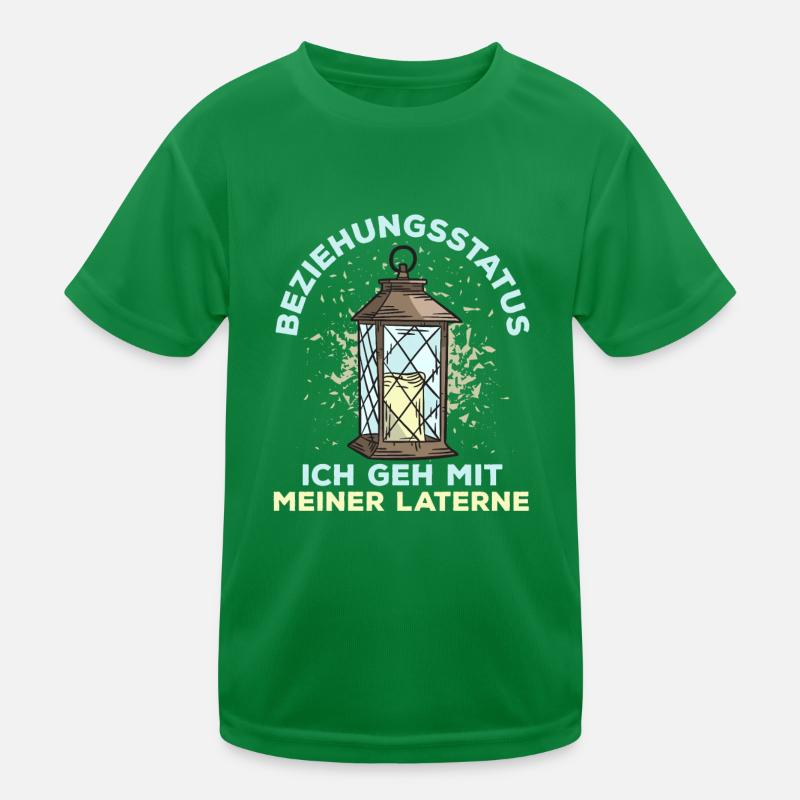 Laterne - Lustiger Spruch Single Fun Statement Kinder Funktions-T-Shirt