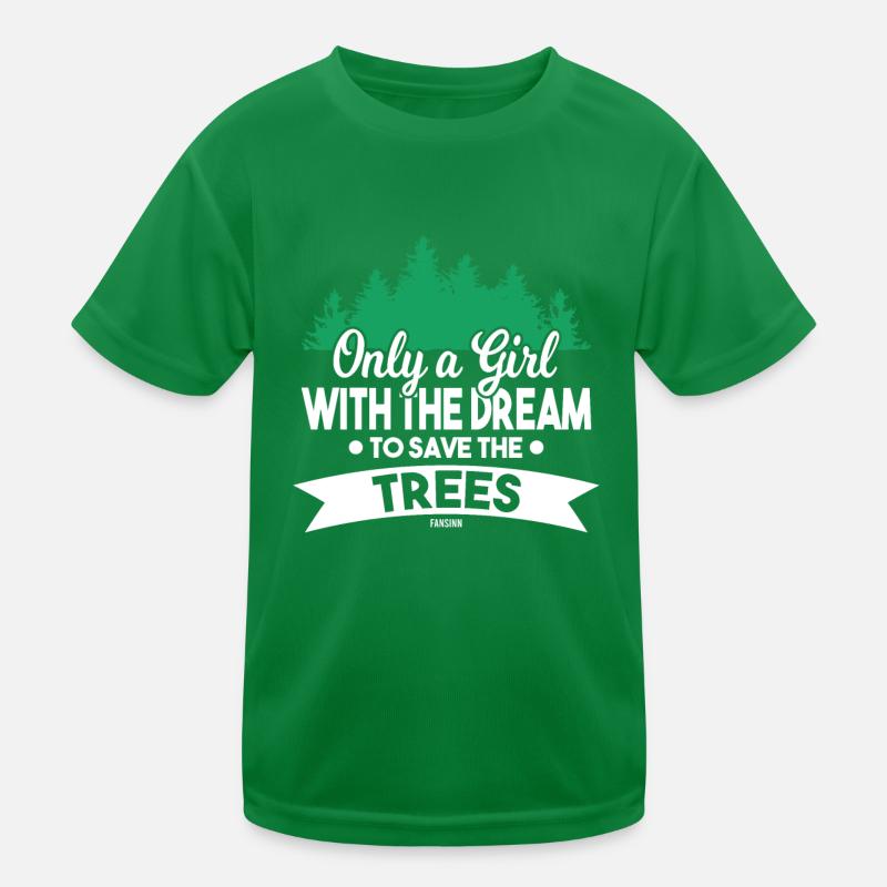 Wald Abenteuer Berge Bäume Naturschutz Kinder Funktions-T-Shirt