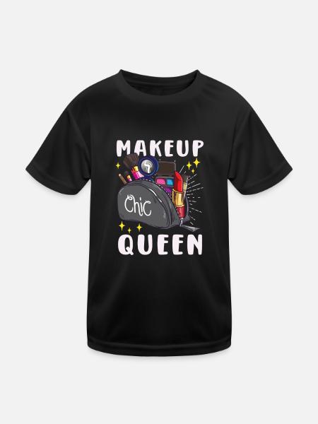 Beautician Esthetician Make Up Beauty-care Salon - Kids Functional T-Shirt - black - Front